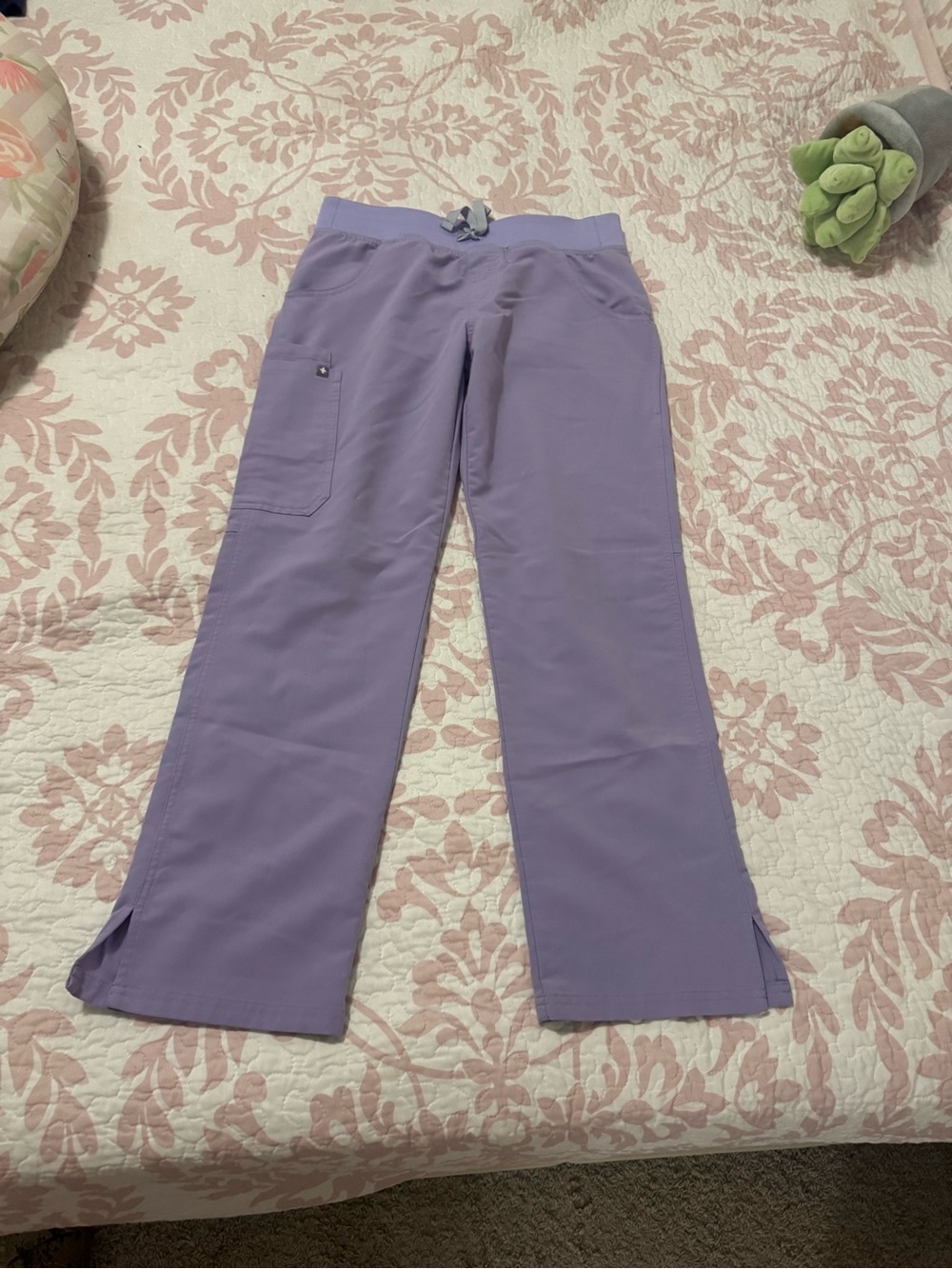 Figs Kids Lavender Pull-On Jogger Pants